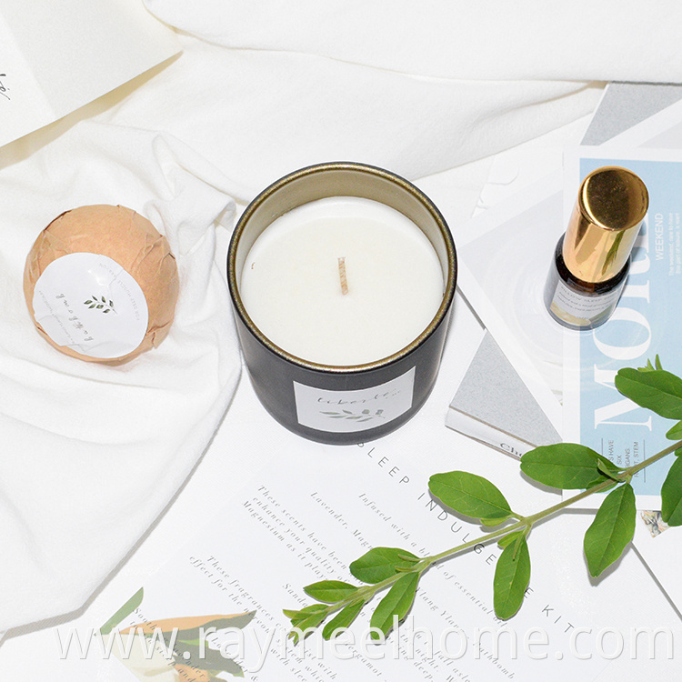 soy candle gift set scented candle in paper box